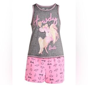 NWT Barbie Pajamas Set - Gray and Pink